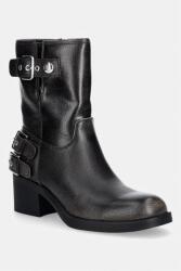 Guess botine cu toc jos pentru femei MATWELL2 9BY2-OBDZLM_99X (FLTM2W.ELE10.BLKTA)