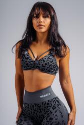 NEBBIA Sutien NEBBIA PRIMAL 854 Medium support damă, black leopard (S)