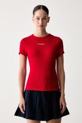 Tommy Jeans tricou pentru femei, din bumbac cu elastan 9BY2-TSDZLZ_29X (DW0DW22809)