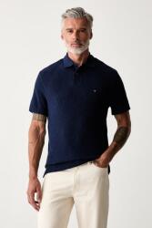 Tommy Hilfiger polo tricotat pentru bărbați cu lyocell 9BY2-POMZY7_59X (MW0MW43279)