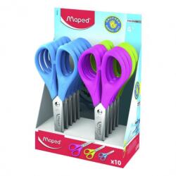 Maped Olló iskolai MAPED Essentials Soft 13cm balkezes vegyes színek (464312) - vectraline