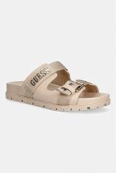 Guess șlapi pentru femei FAXONA 9BY2-KLDZZC_80X (FLTFAX.FAB03.BEIGE)
