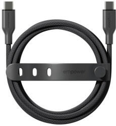 empower Cablu USB-C, 60 W, Racing, 2 m, Space Black, empower