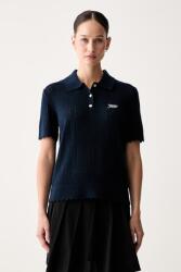 Tommy Jeans polo tricotat pentru femei cu vâscoză 9BY2-SWDZP4_59X (DW0DW22932)