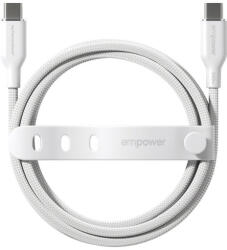 empower Cablu USB-C, 240 W, Racing, 2 m, Alb-argintiu, empower