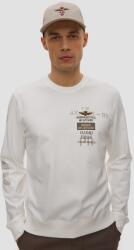 Aeronautica Militare Bluză Albă Pentru Bărbați Aeronautica Militare - sportofino - 560,00 RON