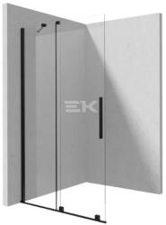 Deante Walk-in, Deante Prizma tolóajtós walk-in, fekete, 140 cm KTJ_N34R