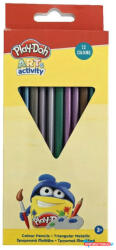 Hasbro Play-Doh Art Metallic, háromszögletű színes ceruza 12 db-os (5204549140950)