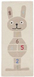 OYOY Mini Ръчно изработено детско килимче за игра със смес от вълна 75x180 cm Rabbit Hopscotch - OYOY Mini (M107348)
