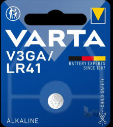 VARTA Gombelem V3GA/LR41 1 db/csomag, Varta (24261101401) - nyomtassingyen