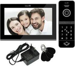 Mentor VideoInterfon Smart Mentor SVK471B WiFi, PIN, Card App Tuya, 4 fire, 7 inch IPS, DVR, FHD, 2MP, IK07, Negru (MMDSVK471B)