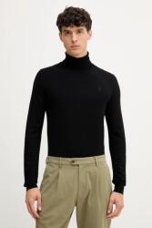 Trussardi pulóver férfi viszkózzal - fekete M - answear - 38 990 Ft