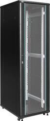 Pulsar ZRS4268 19" 42U 600x800 álló rack szekrény; készre szerelt; fekete (ZRS4268) - digipont