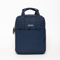 Heavy Tools sötétkék / fehér pöttyös textil kézi / hátizsák ejoka26 dots