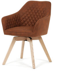 Artium Jídelní židle, hnědá, látka vintage, DCH-435 BR3 (artDCH-435-BR3)