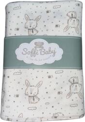 Soffi Baby dupla pamut takaró - Barna nyuszik