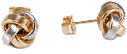 Ékszershop Bicolor turbános bedugós arany fülbevaló (1346240)
