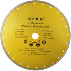 GEKO Disc diamantat TURBO 350 x 8 x 32 mm 18376 (G00266) Disc de taiere