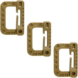 M-Tac D-ring karabiner Coyote Brown - 3 db (2838449)