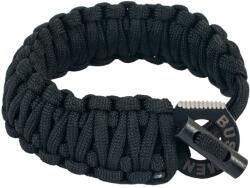 Bushmen Paracord karkötő tűzszerszámmal 6 m - Black (16693)