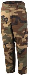 Mil-Tec BDU Zip-Off gyerek nadrág - Woodland - S (128138)