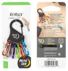Nite Ize KeyRack S-Biner kulcstartó - Black (79473)