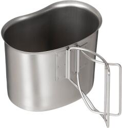 MFH US Army Canteen acél bögre összecsukható füllel 500 ml (239473)