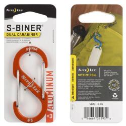 Nite Ize S-Biner Aluminium Dual Carabiner 3 karabiner - Orange (83046)