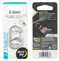 Nite Ize G-Series 2 karabiner Silver (79467)