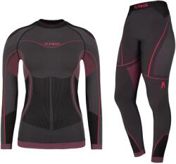 Alpinus Mora Set női termoaktív fehérnemű - Graphite/Pink - XL (1645503)
