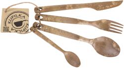 Kupilka Cuterly Set evőeszköz készlet - Brown (2794235)