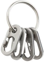Nite Ize KeyRing MicroLink kulcstartó karabinerekkel - Ezüst (1668917)