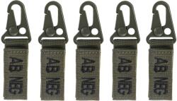 MILTEC kulcstartó AB- vércsoport Olive - 5 db (2255775)