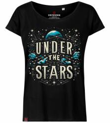 Voyovnik Under the Stars T-shirt női póló - Black - XL (2786057)