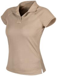 Helikon-Tex Women's UTL TopCool Lite thermoaktív galléros póló - Khaki - XL (40853)