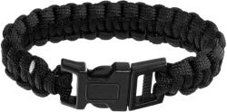 Badger Outdoor 550 Paracord karkötő csattal - Black (17020)