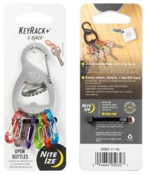 Nite Ize KeyRack+ S-Biner - KRB2-11-R6 kulcstartó - Silver (79474)