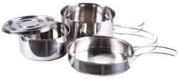 Mil-Tec Stainless Steel Cook Set edénykészlet - 4 elem (836255)
