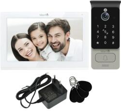 Mentor VideoInterfon Smart Mentor SVK472W 4 fire, WiFi, PIN, Card, App Tuya, 7 inch IPS, DVR, FHD, 2MP, IP66, Alb (MMDSVK472W)