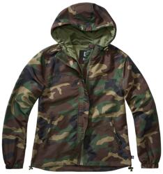 Brandit Summer Windbreaker Frontzip női kabát - Woodland - XL (2586290)