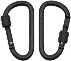 MFH Screw Lock karabiner 80 mm 2 db - Black (1045816)