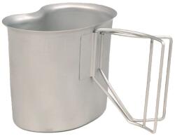 Mil-Tec US GI Canteen acél bögre összecsukható füllel 750 ml (2333479)