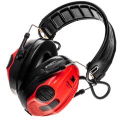 Peltor 3M Peltor SportTac aktív hallásvédő - Piros/Fekete (41446)