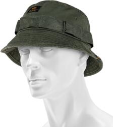 Alpha Industries mosott vödrös sapka - sötét olajzöld (2860777)