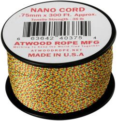 Atwood Rope MFG Nano Cord kötél 91 m - Jamaican Me Crazy (2374312)
