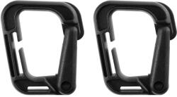 Badger Outdoor CAR-08 karabiner Black - 2 db (2846150)