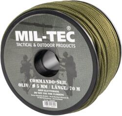 Mil-Tec Commando kötél 70 m x 5 mm - Olive (60736)