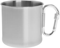 Mil-Tec acél bögre karabinerrel 500 ml (79250)