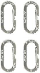 Nite Ize MicroLink karabiner - 4 db - Steel (1668918)