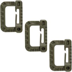 M-Tac D-ring karabiner OD Green - 3 db (2838450)